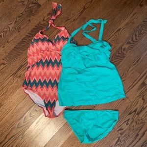2 maternity swimsuits